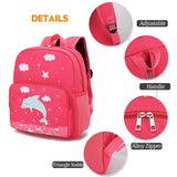 Girls School Bag Children Primary School Backpack Dolphin kids bookbag
