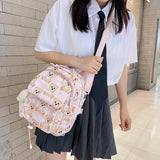 Women's Oxford Rucksack Mini Bagpack Waterproof Travel Backpack