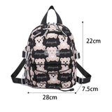 Women's Oxford Rucksack Mini Bagpack Waterproof Travel Backpack