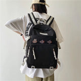 Waterproof Nylon Women Backpack Female Schoolbag College