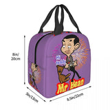 Mr Bean & Bear Insulated Lunch Bags for Women Portable Cooler Thermal Bento Box