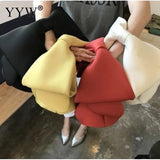 Summer Woman Pink Spliced Bow Handbag