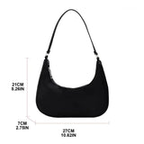 Small Nylon Hobo Tote Handbag for Women