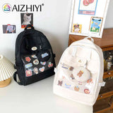 Japanese Preppy Style Ita Bag Backpack Transparent Travel School Bag