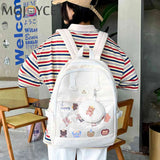 Japanese Style Ita Bag Backpack Transparent School Bag