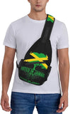 Jamaica Flag Sling Bag Crossbody Chest Daypack Casual Backpack