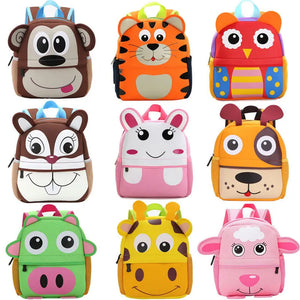Kids Toddler School Bags Backpack Cartoon Animal Bag