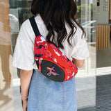 Anime Dinosaur Waist Bag Kids Fanny Pack