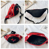 Anime Dinosaur Waist Bag Kids Fanny Pack