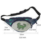 Kid Waist Bag For Girl Boy Fanny Pack Anime Dinosaur Chest Bag