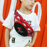 Kid Waist Bag For Girl Boy Fanny Pack Anime Dinosaur Chest Bag