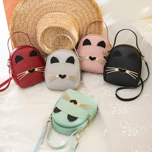 Kitty Backpack Female Bag Small Fresh Mini Multi-functional Backpack