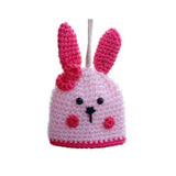 Cute Animal Key Wallet Key Ring Holder - Panda Rabbit Girl Women Pull Type