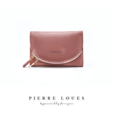 Women's Portable Wallet PU Leather Zipper Hand Purse