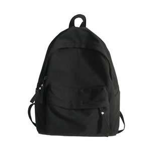 Large Capacity Nylon School Backpack for Student Girls Boys Youth Bookbag