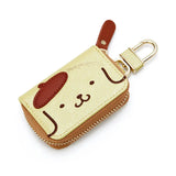 Anime Car Key Holder Case Keychain Wallet Women Key Pouch Bag