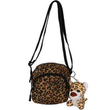 Leopard Canvas Bag Messenger Wave Style Shoulder Bag