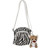 Leopard Canvas Bag Messenger Wave Style Shoulder Bag