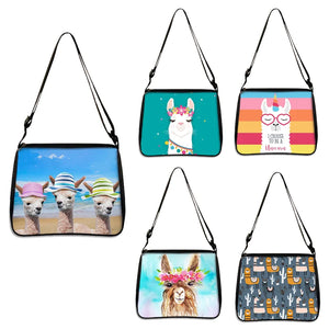 Alpaca Chain Crossbody Bag Cartoon Animal Handbag