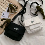 Japanese Style Messenger Bag Planet Tooling Art Student Shoulder Bag