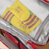 Bear Embroidery Thermal Lunch Bag Large Capacity Women Handbag