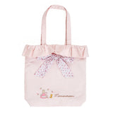 Marron Cream Rabbit Pink Bow-knot Floral Shoulder Bags Women Tote Handbag