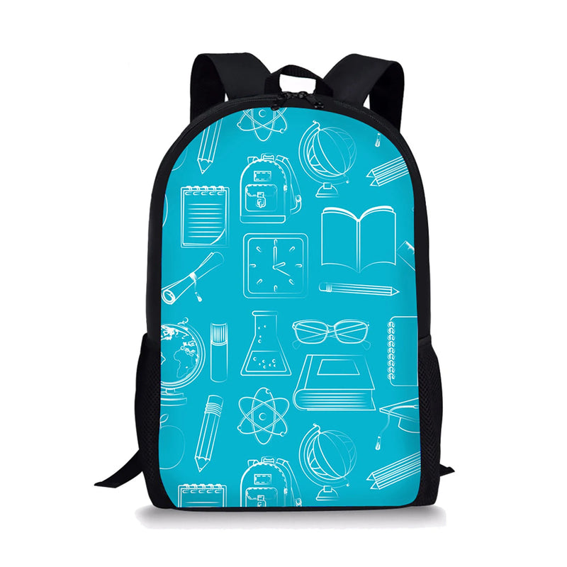 Math 3D Print Backpack Kids Boys Girls School Bags For Teenager Students