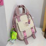 Waterproof Nylon Mini Backpack for Women, Casual Travel Bags