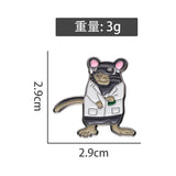 Mouse Enamel Pin Vintage Anime Lapel Pins Halloween Gift Manga Brooch