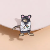 Mouse Enamel Pin Vintage Anime Lapel Pins Halloween Gift Manga Brooch