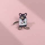 Mouse Enamel Pin Vintage Anime Lapel Pins Halloween Gift Manga Brooch
