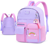Nylon Backpack Anti-theft Student Daypack Preschool Girl School Bag