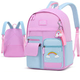Nylon Backpack Anti-theft Student Daypack Preschool Girl School Bag