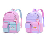 Nylon Backpack Anti-theft Student Daypack Preschool Girl School Bag