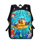 Sea Turtle Print School Bag for Kids