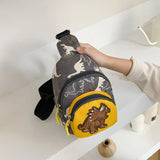 Kids Small Dinosaur Print Shoulder Bag