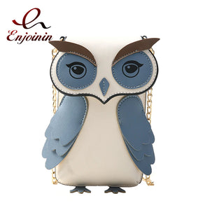 Owl Chain Shoulder Bag Small Crossbody Clutch Bag