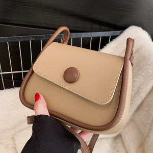 Panelled Small Shoulder Bags for Women Spring Handbags Female Tote