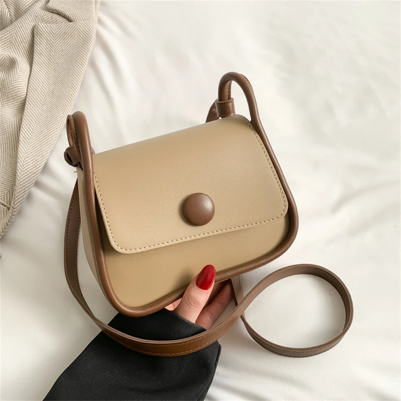 Panelled Small Shoulder Bags for Women Spring Handbags Female Tote