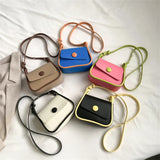 Panelled Small Shoulder Bags for Women Spring Handbags Female Tote