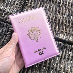 French Girls Passport Cover Etui Passeport