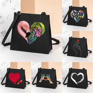 Square Messenger Bag Women's Casual Tote Small Joker Shoulder Bag