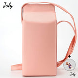 Personality Bags Strawberry Milk Box Crossbody Purse Bag for Women