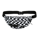 Plaid Women Fanny Pack Waist Belt Bag High Capacity