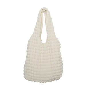 Pleated Women Shoulder Bags Large Capacity Vest Underarm Bag Portable