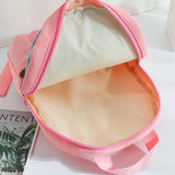 Plush Backpack Girls School Bags Kindergarten Backpacks Detachable Backpack