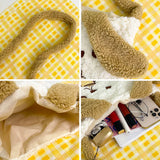 Anime Cartoon Dog Plush Backpack for Girls