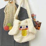 Anime Cartoon Dog Plush Backpack for Girls