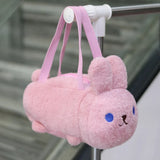 Plush Cat Chain Shoulder Bag Crossbody Clutch Women Casual Handbag