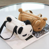 Plush Cat Chain Shoulder Bag Crossbody Clutch Women Casual Handbag